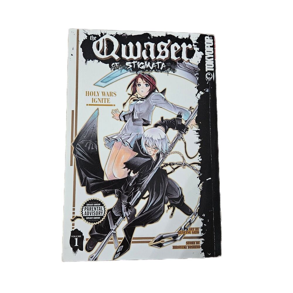 TOKYOPOP Qwaser of Stigmata: Holy Wars Ignite Vol 1 English Written Manga 2010